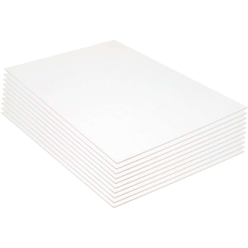 UCreate Foam Board - Art, Craft, Mounting, Display, Classroom Activities,  Frame, School Project - 20 x 30187.5 mil - 25 / Carton - White -  Polystyrene - ICC Business Products