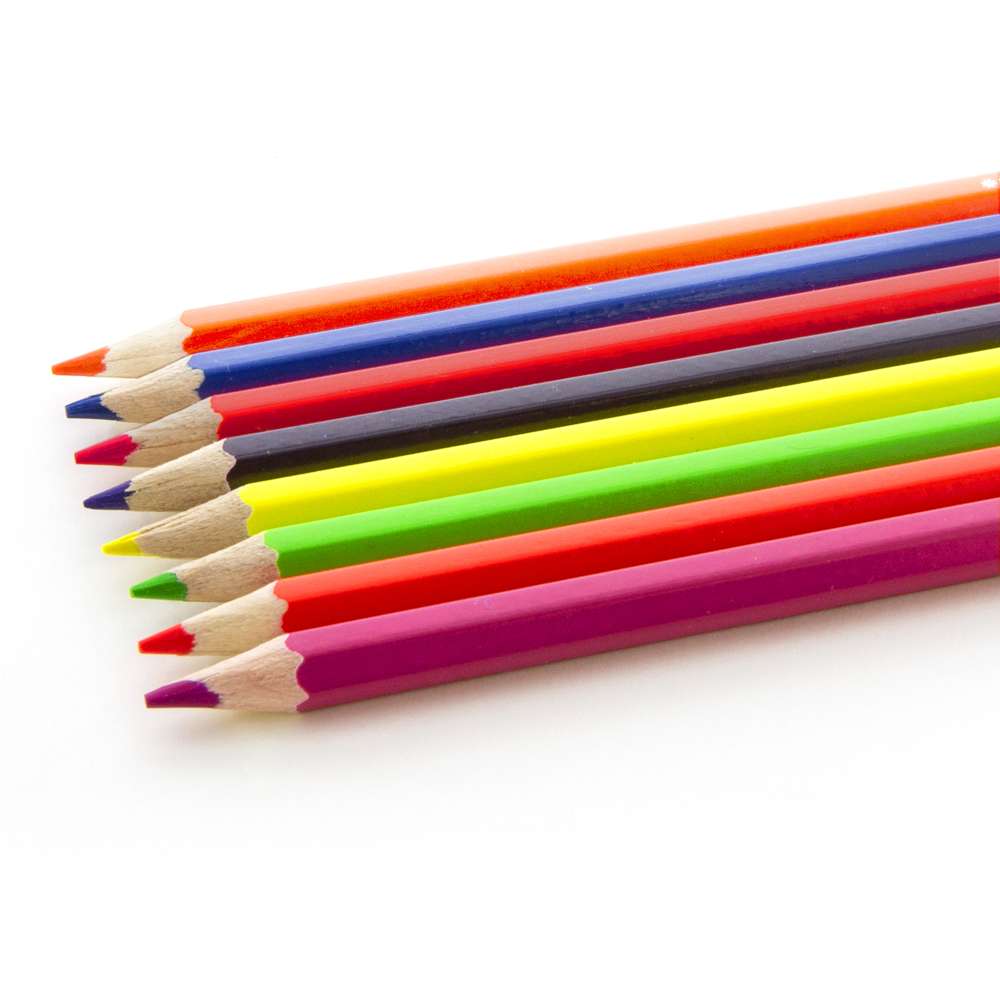 Neon Colouring Pencils - Baker Ross