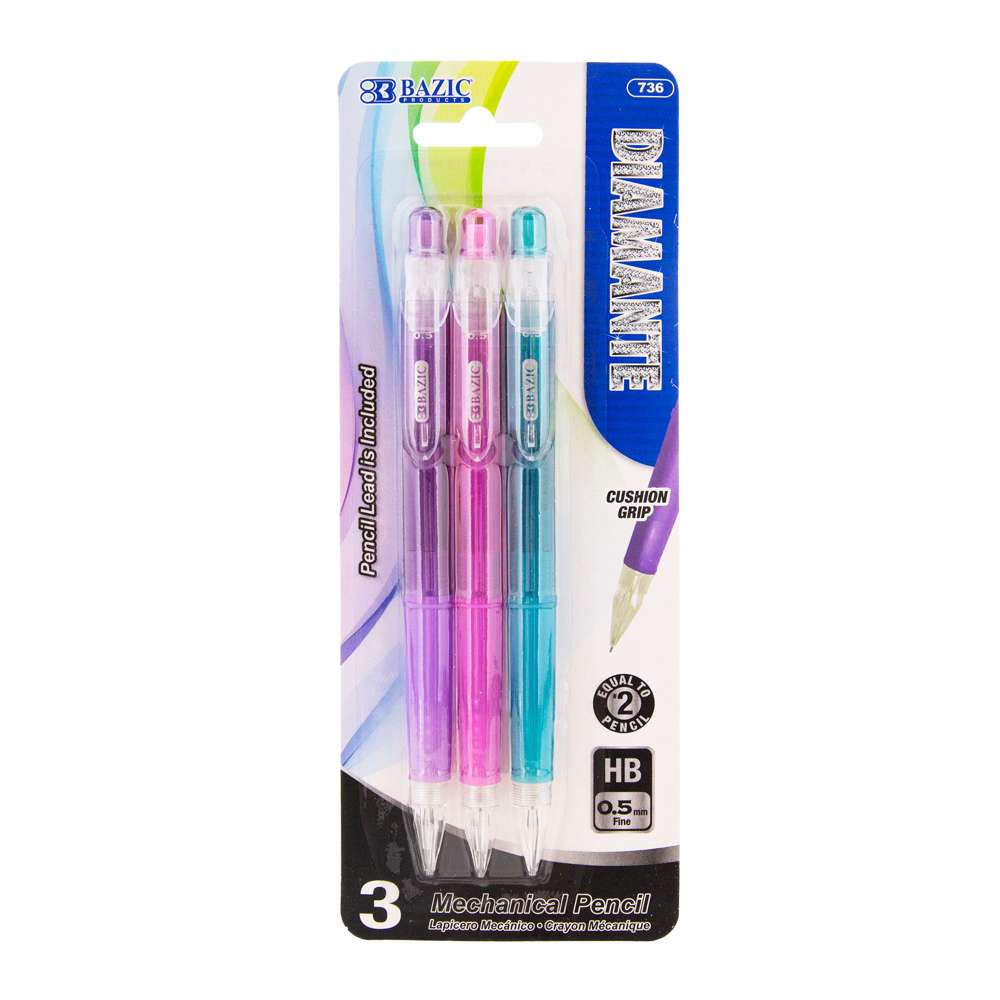 Bic Xtra-Precision Mechanical Pencils with Erasers, Fine Point (0.5mm), Six 24-Count Packs Mechanical Drafting Pencil Set, 144 Pencils