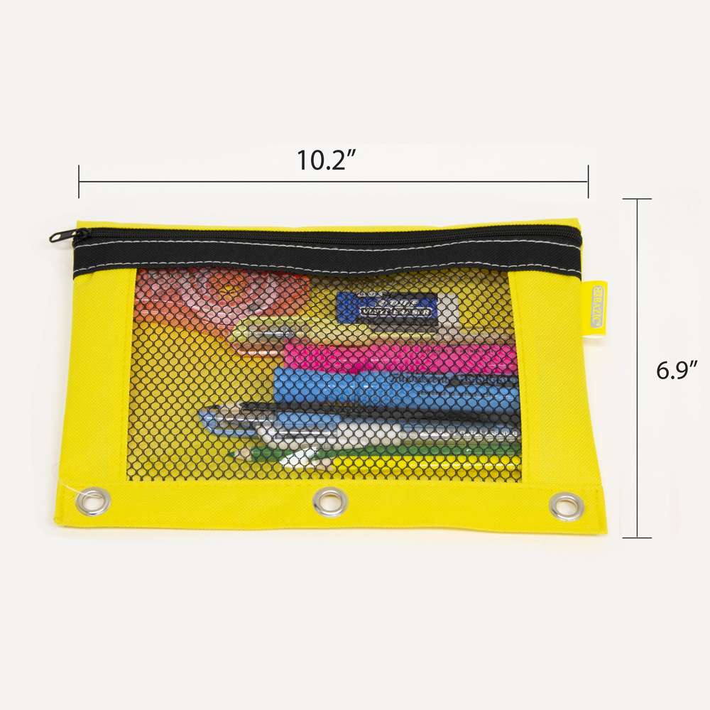 Vinyl Zipper Pouch Pencil Bag Pen Pouch Paintbrush Tote 