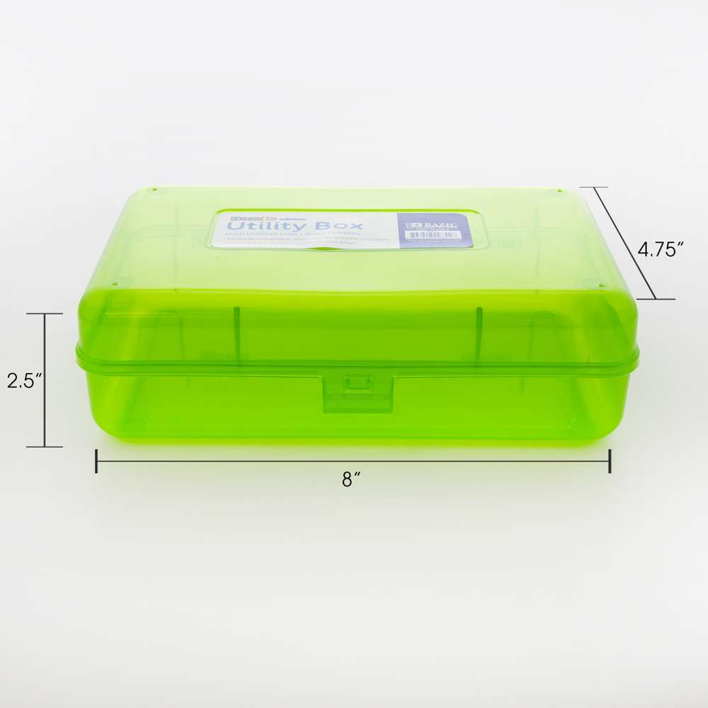 Small Clear Hinged Boxes are Perfect for School Arts and Crafts