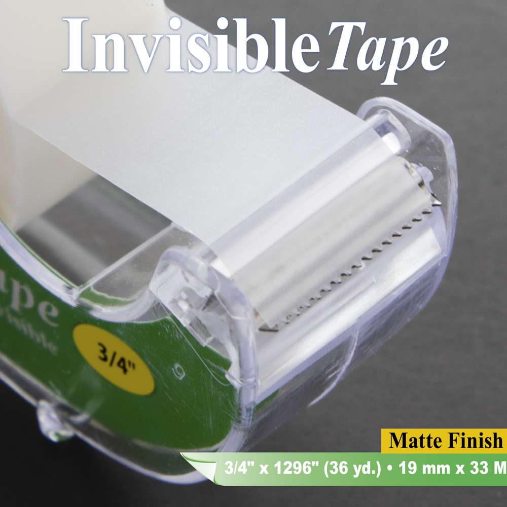BAZIC Double Sided Permanent Tape 3/4 X 500 w/ Dispenser - Bazicstore,  double sided tape