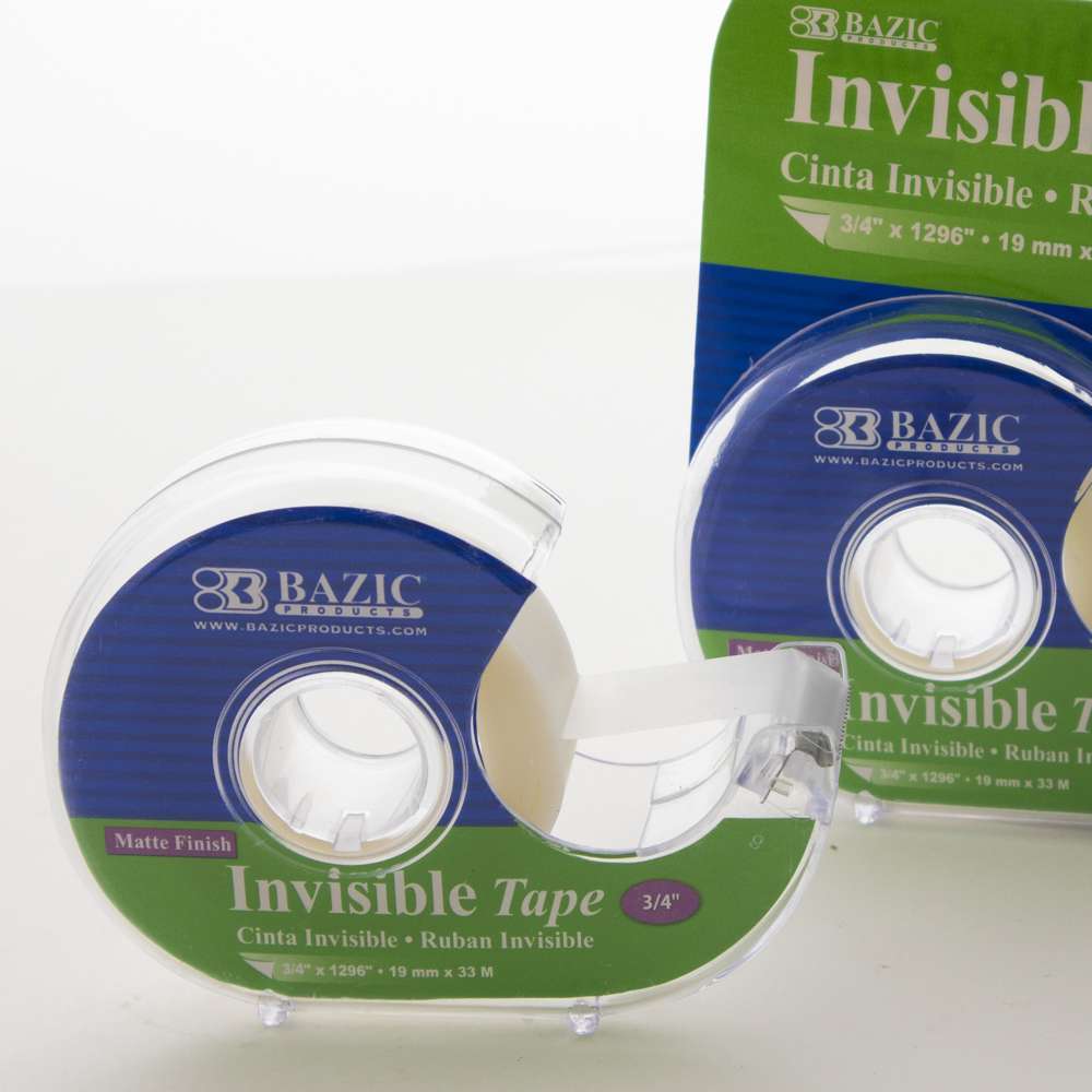 Invisible Tape w/ Dispenser 3/4 x 1296