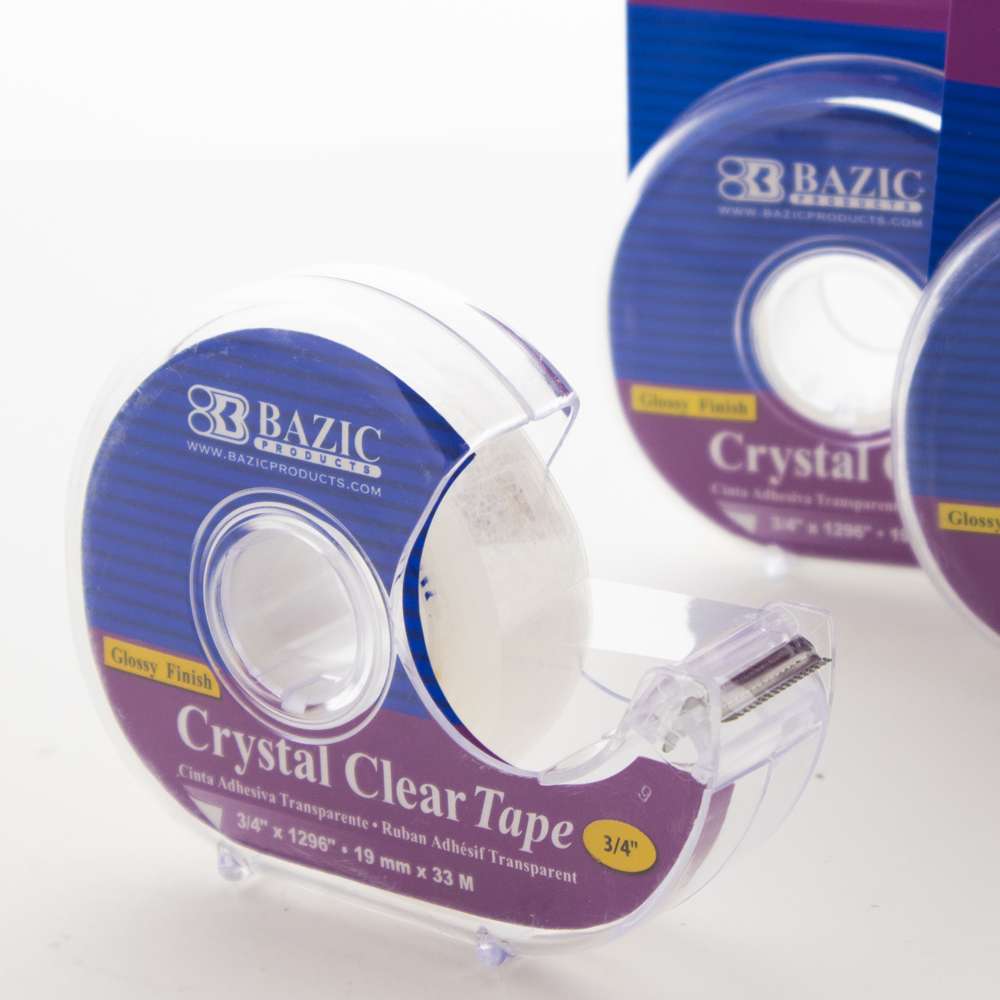 Duck .75 x 650 Crystal Clear Acrylic Multi-purpose Invisible Tape 