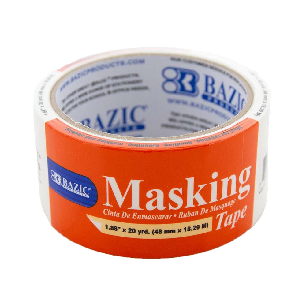 6 ROLLS - 2 Inch Masking Tape for General Purpose / Painting - 60 yards per  roll