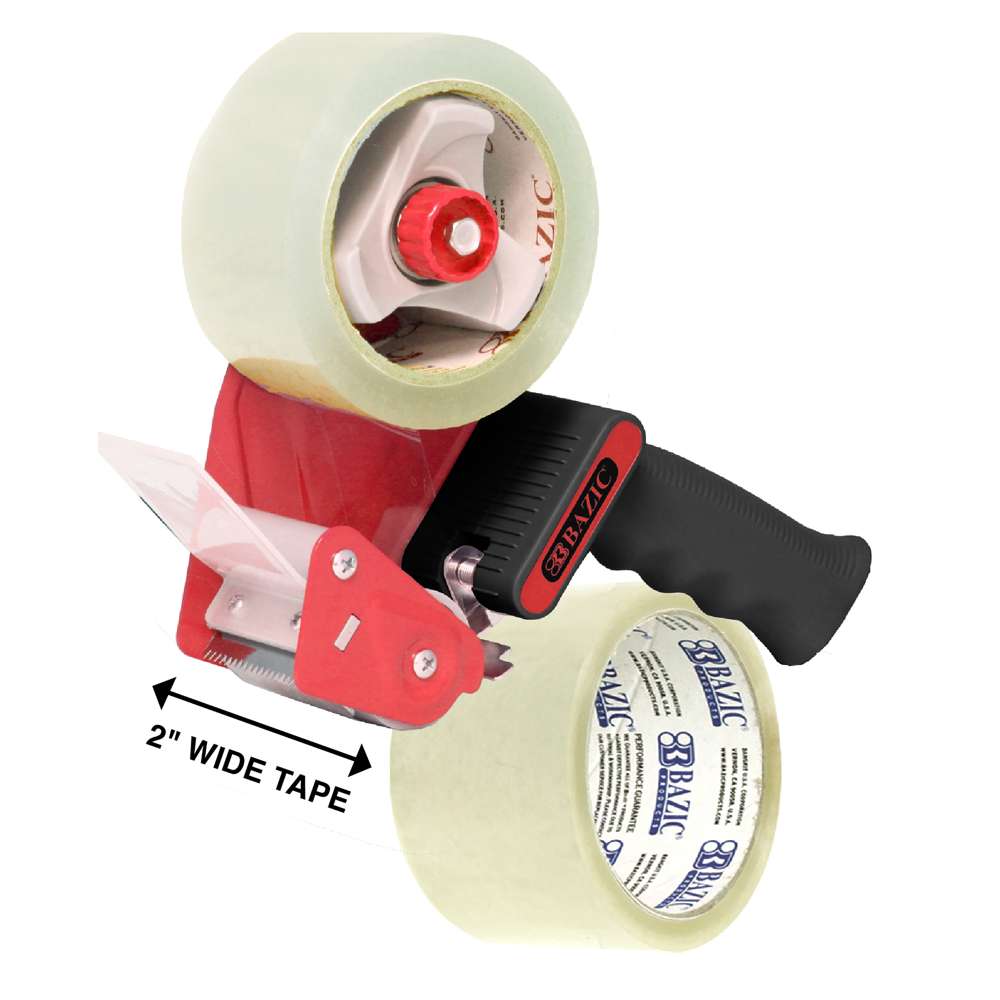 Tape Dispenser 2 Inch Tape Gun Foam Grip Heavy Duty Packaging